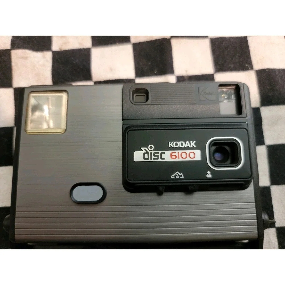 Kodak Disc 6100 Vintage Disc Film Camera Flash Clean